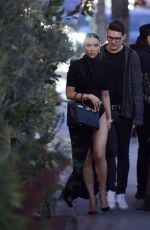 EMMA HERNAN, CHRISHELL STAUSE and BRE TIESI Filming Selling Sunset in West Hollywood 01/17/2023