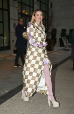 EMMA ROBERTS Leaves Her Hotel in New York 01/17/2023