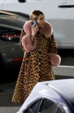 EMMA ROBERTS Leaves Salty Girl Restaurant in West Hollywood 01/11/2023