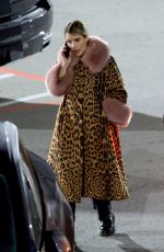 EMMA ROBERTS Leaves Salty Girl Restaurant in West Hollywood 01/11/2023