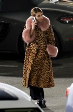 EMMA ROBERTS Leaves Salty Girl Restaurant in West Hollywood 01/11/2023