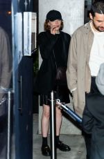 EMMA STONE Night Out in New York 01/01/2023