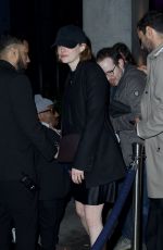 EMMA STONE Out with Friends on New Year