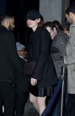 EMMA STONE Out with Friends on New Year