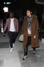 ENIKO PARRISH Leaves Bird Streets Club in West Hollywood 01/28/2023