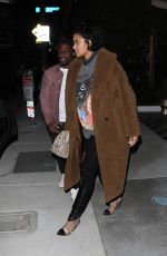 ENIKO PARRISH Leaves Bird Streets Club in West Hollywood 01/28/2023