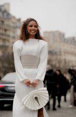 FLORA COQUEREL Arrives at Stephane Rolland Spring Summer 2023 Haute Couture Show in Paris 01/24/2023