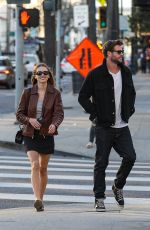 GABRIELLA BROOKS and Liam Hemsworth Shopping on Rodeo Drive and Saks Fifth Ave in Beverly Hills 01/28/2023