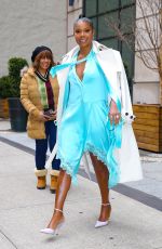 GABRIELLE UNION Leaves Crosby Street Hotel in New York 01/26/2023