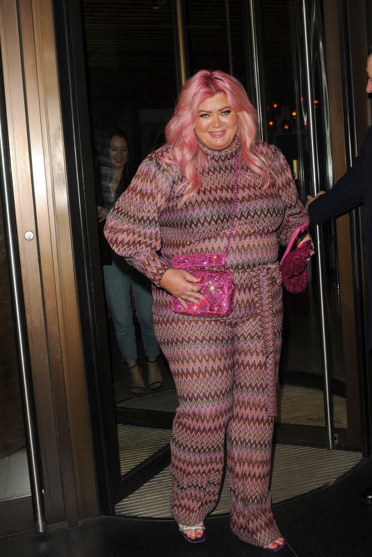 GEMMA COLLINS at Her Birthday Celebrations in London 01/22/2023