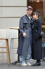 GIORGIA SOLERI and Damiano Davis Shopping at Cartier in Rome 01/29/2023