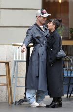GIORGIA SOLERI and Damiano Davis Shopping at Cartier in Rome 01/29/2023