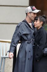 GIORGIA SOLERI and Damiano Davis Shopping at Cartier in Rome 01/29/2023