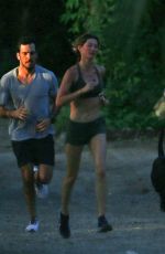 GISELE BUNDCHEN and Joaquim Valente Out Jogging in Costa Rica 01/14/2023