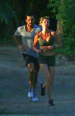 GISELE BUNDCHEN and Joaquim Valente Out Jogging in Costa Rica 01/14/2023