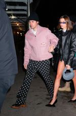 HAILEY and Justin BIEBER Out foir Dinner in New York 01/24/2023