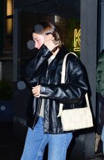 HAILEY and Justin BIEBER Out for Dinner in New York 01/22/2023