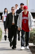 HAILEY and Justin BIEBER Out Shopping with Friends in West Hollywood 01/07/2023