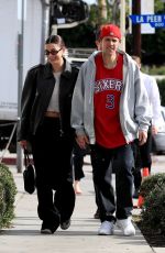 HAILEY and Justin BIEBER Out Shopping with Friends in West Hollywood 01/07/2023