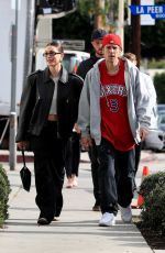 HAILEY and Justin BIEBER Out Shopping with Friends in West Hollywood 01/07/2023
