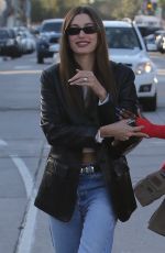 HAILEY BIEBER and JUSTINE SKYE Out for Lunch at Great White in West Hollywood 01/06/2023