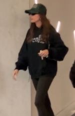 HAILEY BIEBER Arrives at a Medical Building in Beverly Hills 01/04/2023