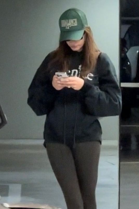 HAILEY BIEBER Arrives at a Medical Building in Beverly Hills 01/04/2023
