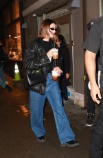 HAILEY BIEBER Arrives at Electric Lady Studios in New York 01/23/2023