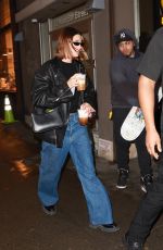 HAILEY BIEBER Arrives at Electric Lady Studios in New York 01/23/2023