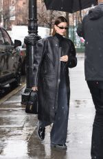 HAILEY BIEBER Arrives at Electric Lady Studios in New York 01/25/2023