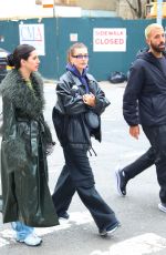 HAILEY BIEBER Arrives at Electric Lady Studios in New York 01/25/2023