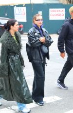 HAILEY BIEBER Arrives at Electric Lady Studios in New York 01/25/2023