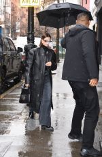 HAILEY BIEBER Arrives at Electric Lady Studios in New York 01/25/2023