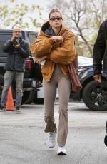 HAILEY BIEBER Arrives at Hot Pilates Class in West Hollywood 01/05/2023