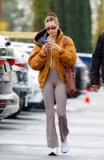 HAILEY BIEBER Arrives at Hot Pilates Class in West Hollywood 01/05/2023