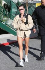 HAILEY BIEBER Leaves Hot Pilates Class in West Hollywood 01/17/2023