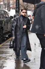 HAILEY BIEBR Arrives at Electric Lady Studio in New York 01/25/2023