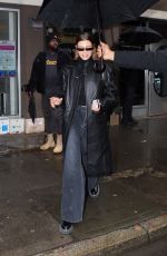 HAILEY BIEBR Arrives at Electric Lady Studio in New York 01/25/2023