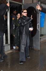 HAILEY BIEBR Arrives at Electric Lady Studio in New York 01/25/2023