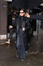 HAILEY BIEBR Arrives at Electric Lady Studio in New York 01/25/2023
