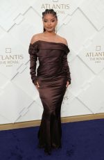 HALLE BAILEY at Grand Reveal Weekend for Atlantis The Royal in Dubai 01/21/2023