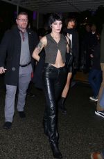 HALSEY Arrives at Harry Styles Concert at Kia Forum in Inglewood 01/30/2023
