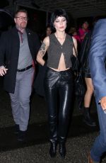 HALSEY Arrives at Harry Styles Concert at Kia Forum in Inglewood 01/30/2023