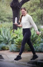 HANNAH BROWN Exercise for Her New Reality Show Special Forces in Los Angeles 01/04/2023