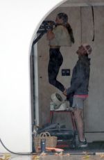 HANNAH BROWN Exercise for Her New Reality Show Special Forces in Los Angeles 01/04/2023