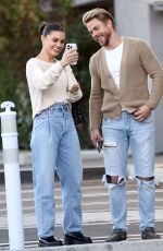 HAYLEY ERBERT and Derek Hough Shopping at Fred Segal in Los Angeles 01/07/2023