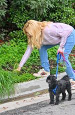 HEIDI MONTAG Out with Her Dogs in Los Angeles 01/17/2023