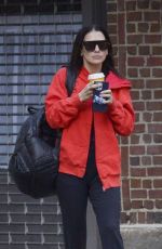 HILARIA BALDWIN Out for Early Morning Coffee in New York 01/27/2023