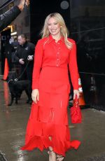 HILARY DUFF Arrives at Good Morning America in New York 01/23/2023