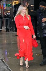 HILARY DUFF Arrives at Good Morning America in New York 01/23/2023